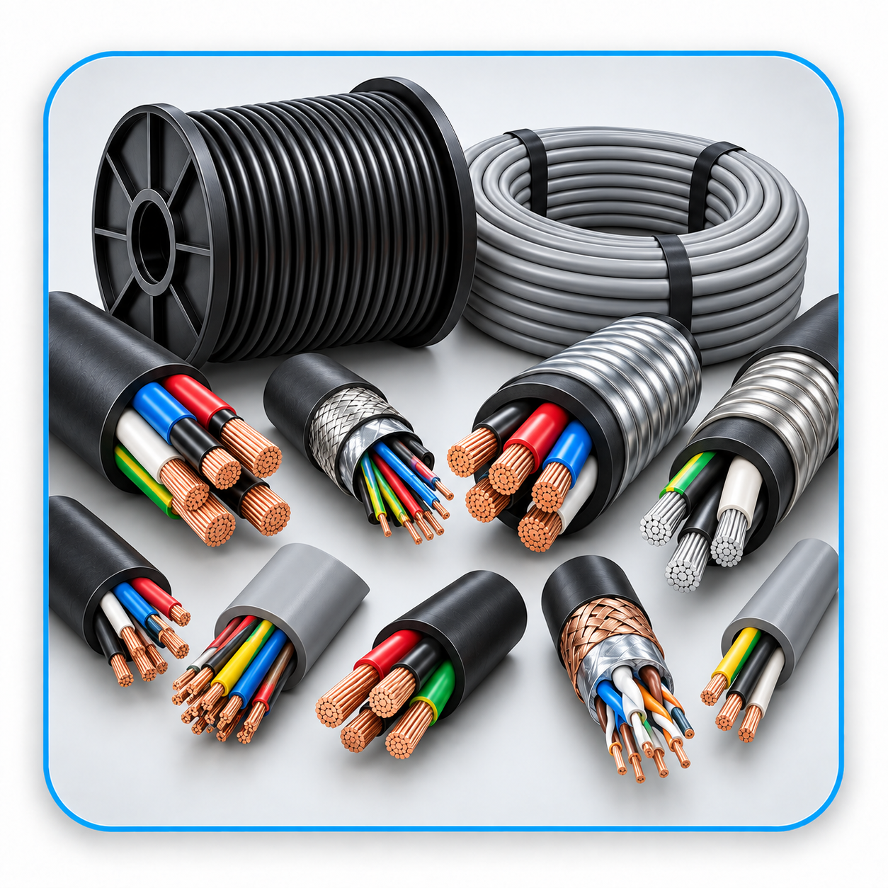 Industrial electrical cables